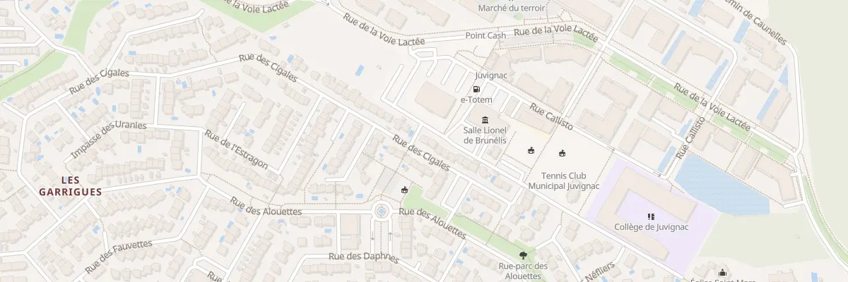 Plan du 18 Rue des Cigales à Juvignac