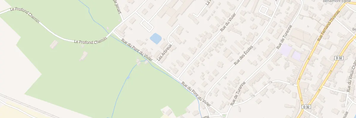 Plan du 40 Rue du Vivier à Berlaimont