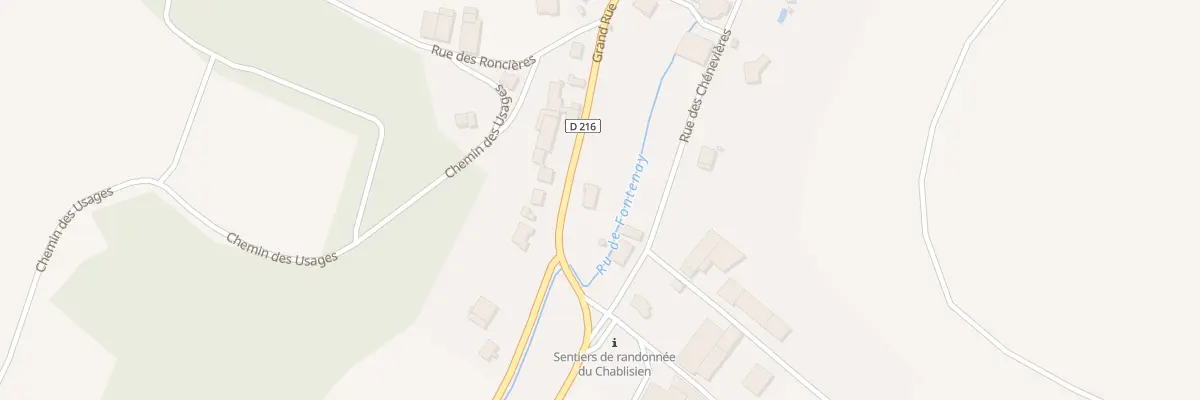 Plan du 4 Gr Grand Rue à Fontenay-près-Chablis