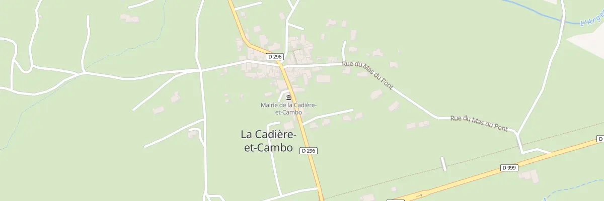 Plan du 5092 Le Village à La Cadière-et-Cambo