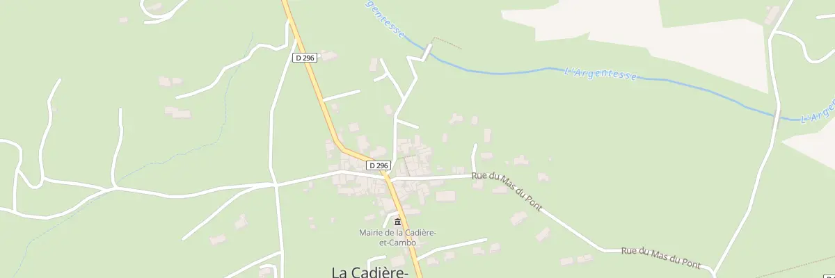 Plan du 5127 Le Village à La Cadière-et-Cambo