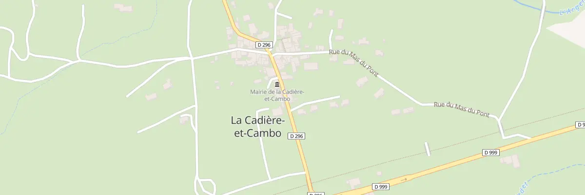Plan du 5023 Le Village à La Cadière-et-Cambo