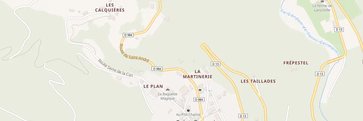 Plan du 9178 La Mazieyro à Saint-Germain-de-Calberte