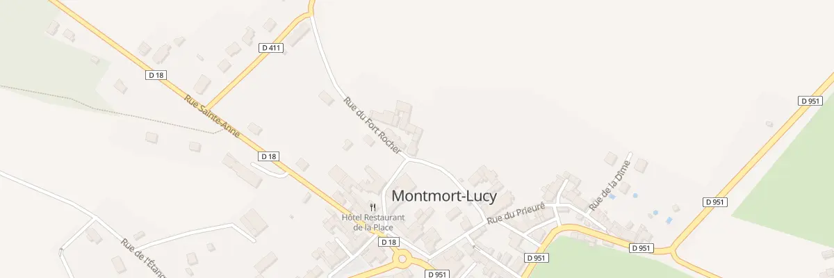 Plan du 6 Rue du Fort Rocher à Montmort-Lucy