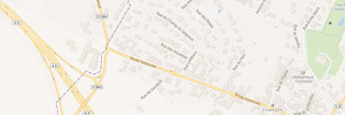 Plan du 14 Rue des Alouettes à Jonchery-sur-Vesle