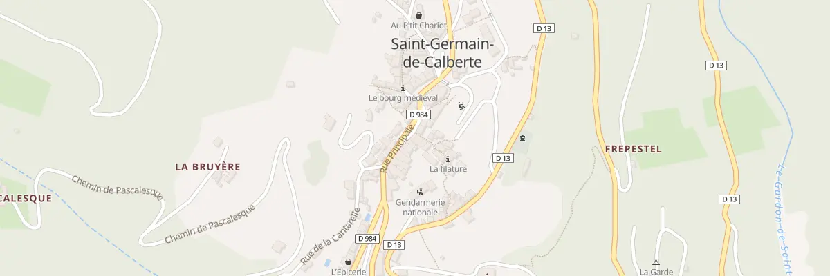 Plan du 5067 Rue Basse à Saint-Germain-de-Calberte