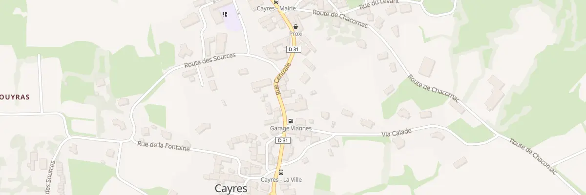 Plan du 27 Rue Centrale à Cayres