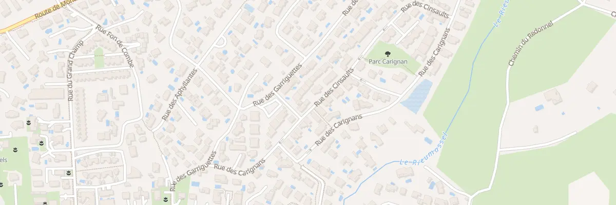 Plan du 95 Rue des Cinsaults à Grabels