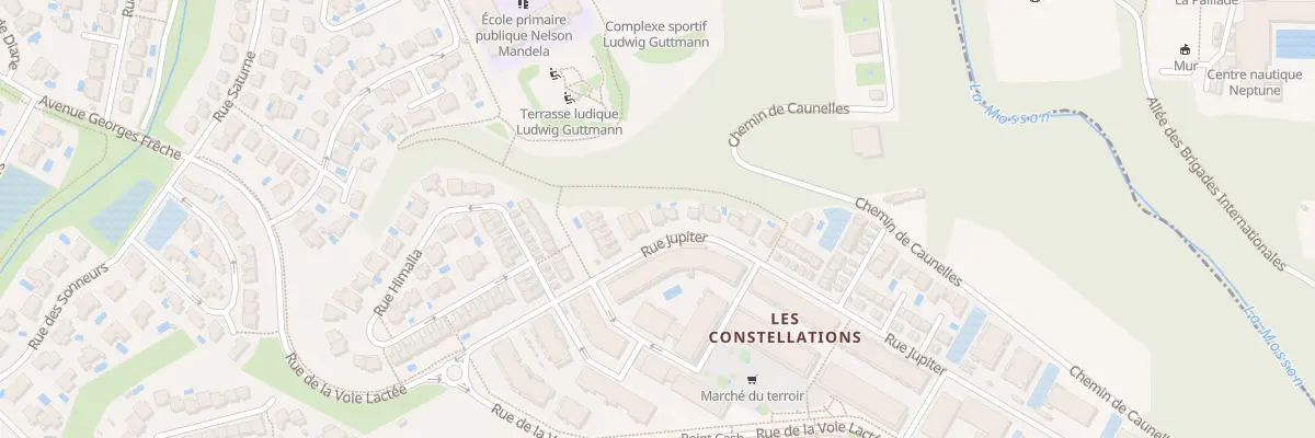 Plan du 528 Rue Jupiter à Juvignac