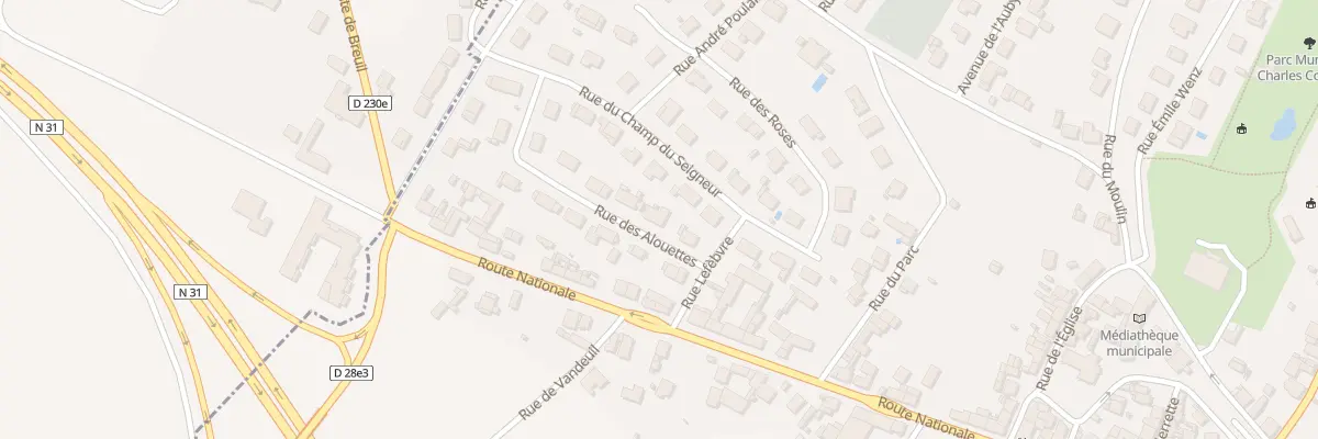 Plan du 9 Rue des Alouettes à Jonchery-sur-Vesle