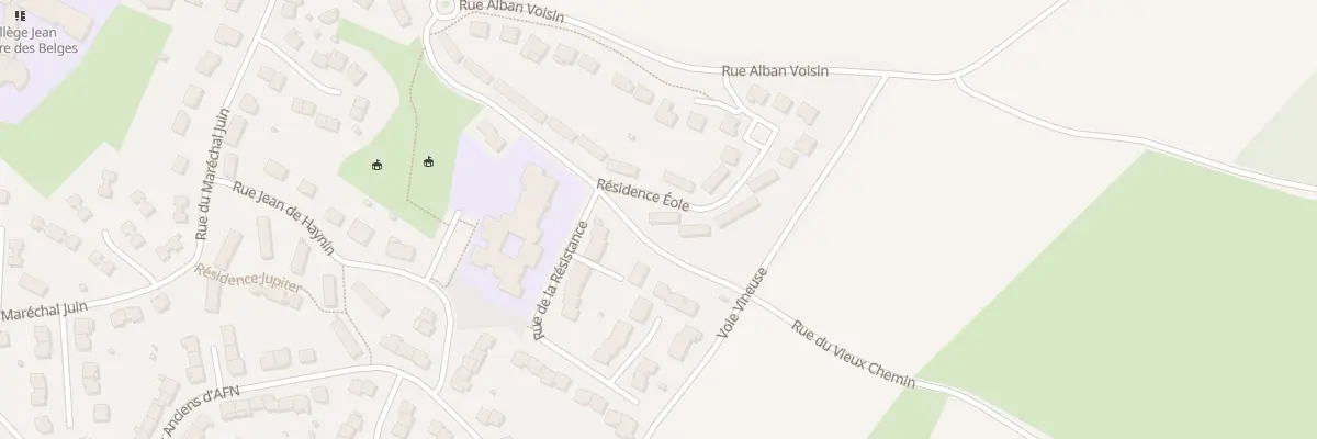 Plan du 27 Res Eole Rue du Vieux Chemin à Bavay