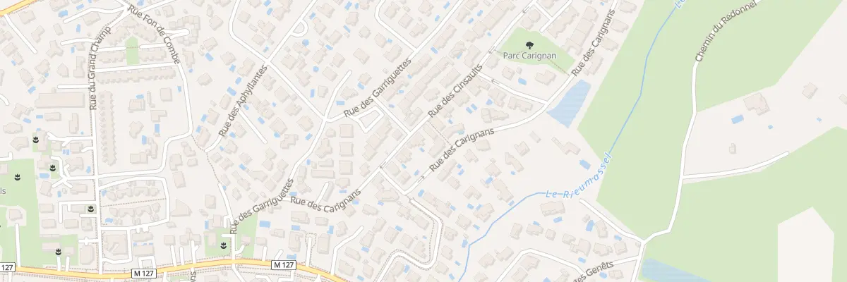 Plan du 64 Rue des Cinsaults à Grabels