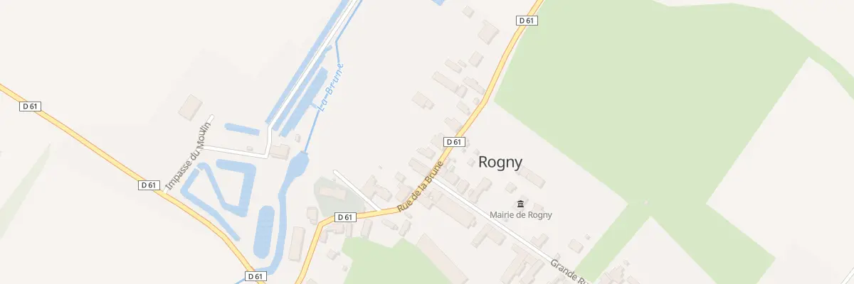 Plan du 11 Rue de la Brune à Rogny