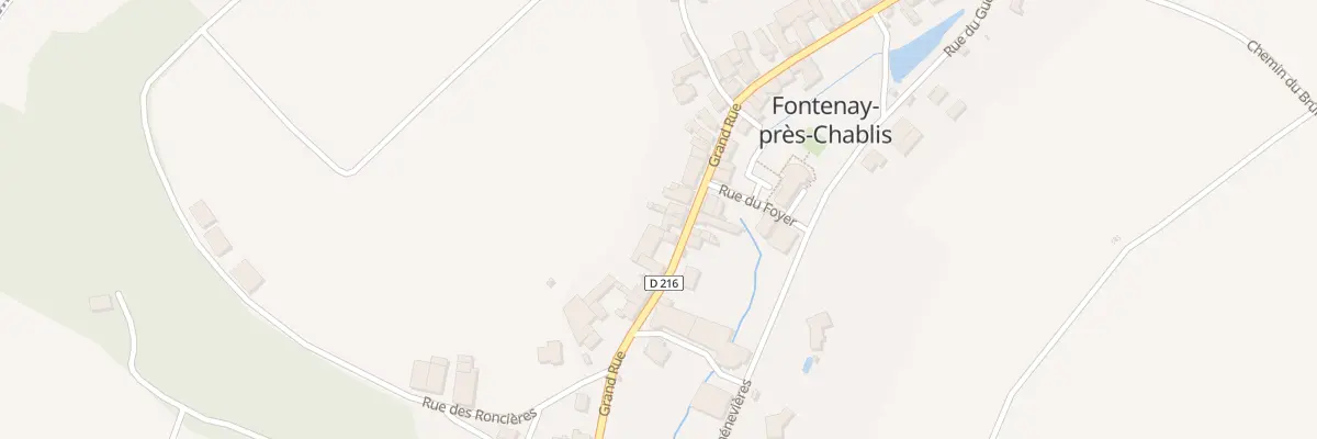 Plan du 21 Gr Grand Rue à Fontenay-près-Chablis