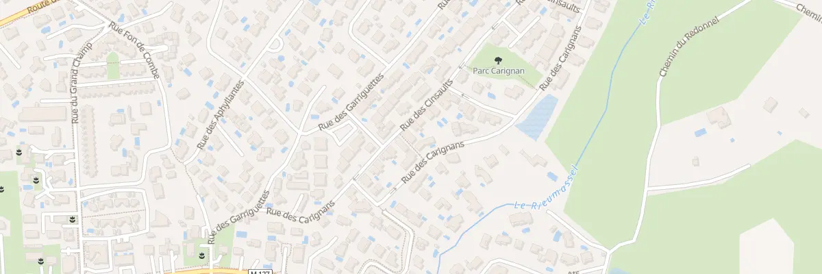 Plan du 92 Rue des Cinsaults à Grabels