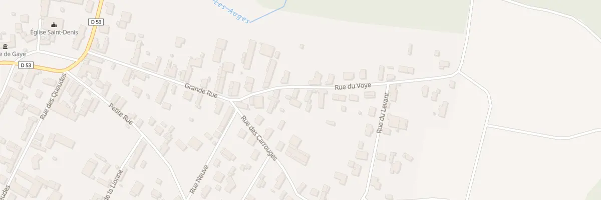 Plan du 8 Rue du Voye à Gaye
