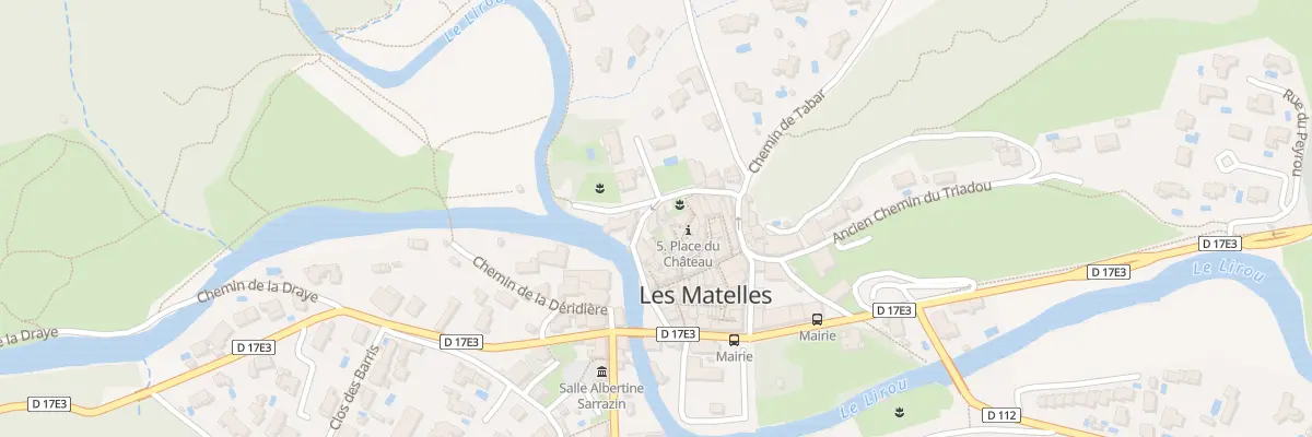 Plan du 38 Rpe de la Palissade aux Matelles
