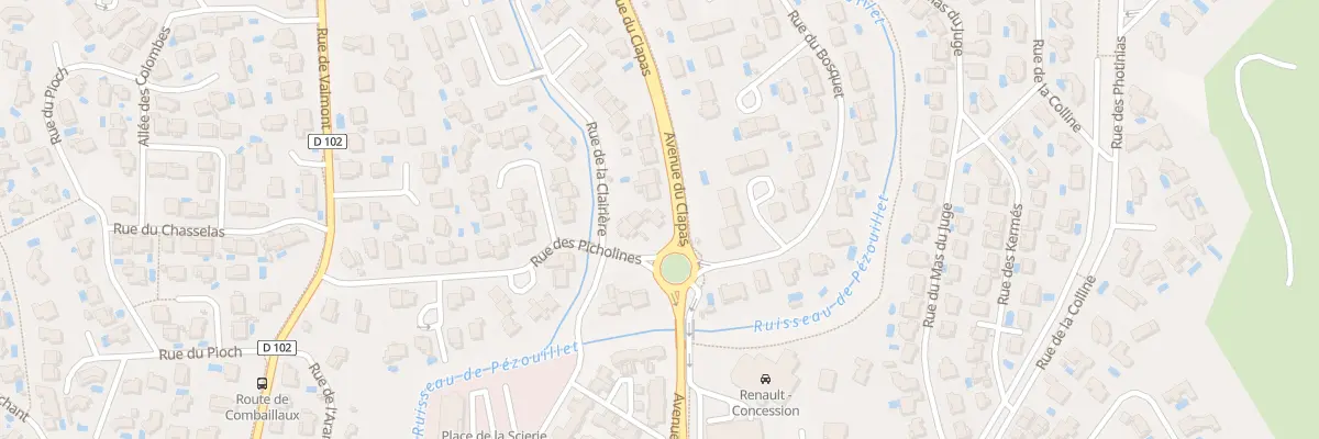 Plan du 615 Rue de la Clairiere à Saint-Gély-du-Fesc