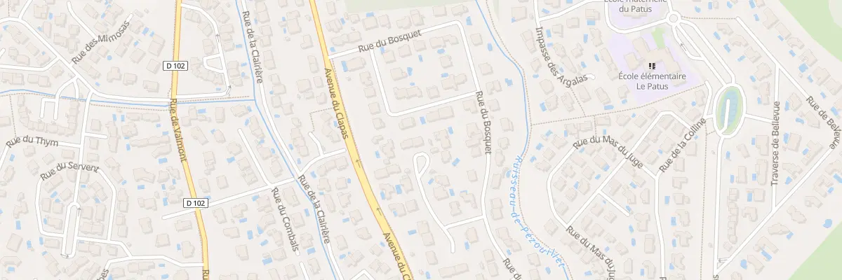 Plan du 148 Rue du Juge à Saint-Gély-du-Fesc