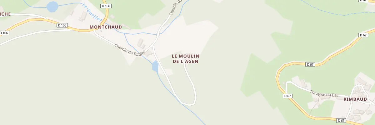 Plan du 5366 Le Moulin de l’Agen à Valcivières