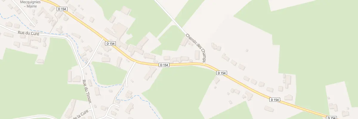 Plan du 1236 Rue du Centre à Mecquignies
