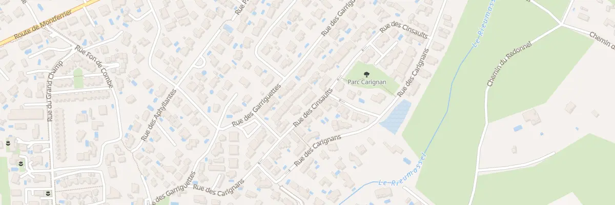 Plan du 135 Rue des Cinsaults à Grabels