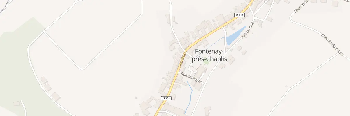 Plan du 29 Gr Grand Rue à Fontenay-près-Chablis