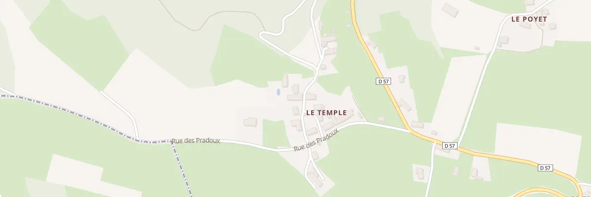 Plan du 5131 Le Temple à Baffie