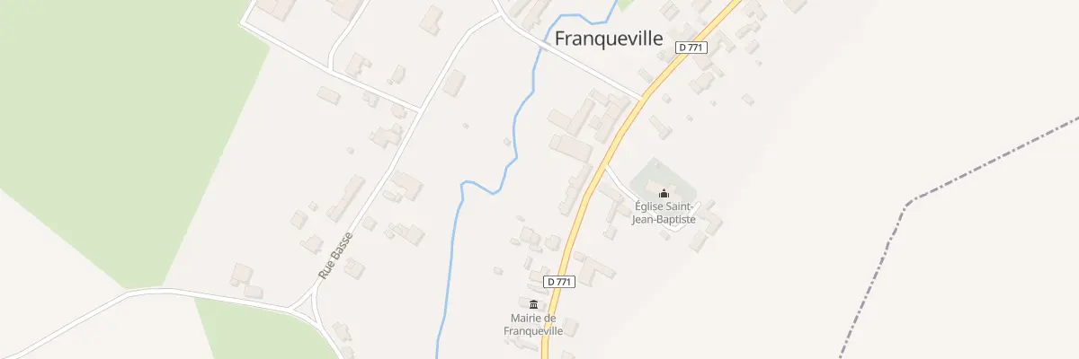 Plan du 11 Rue Principale à Franqueville