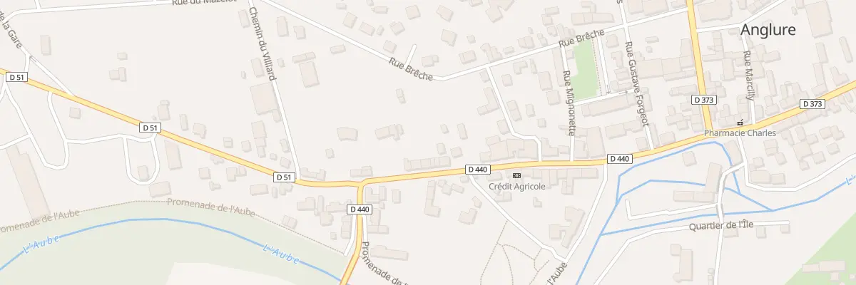 Plan du 34 Rue de la Gare à Anglure