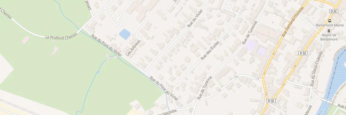 Plan du 29 Rue du Vivier à Berlaimont