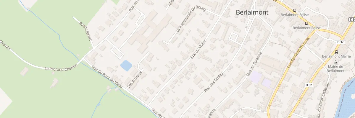 Plan du 24 Rue du Vivier à Berlaimont