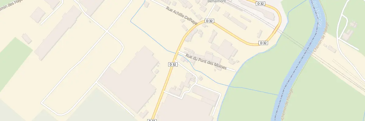 Plan du 31 Rue du Pont des Moines à Berlaimont