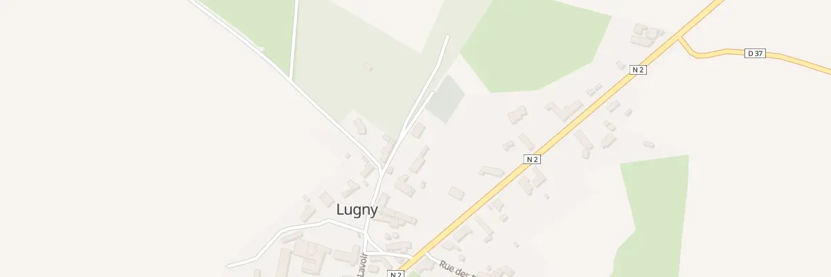 Plan du 9 Rue du Lavoir à Lugny