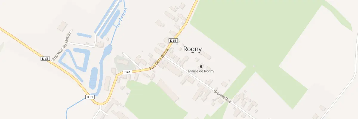 Plan du 21 Gr Grande Rue à Rogny