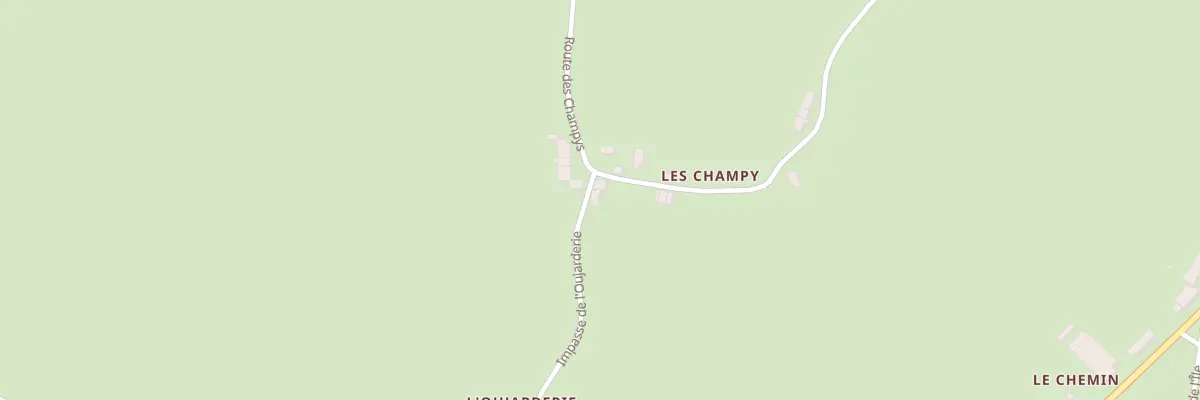 Plan du 26 Rte des Champys à Saint-Péreuse