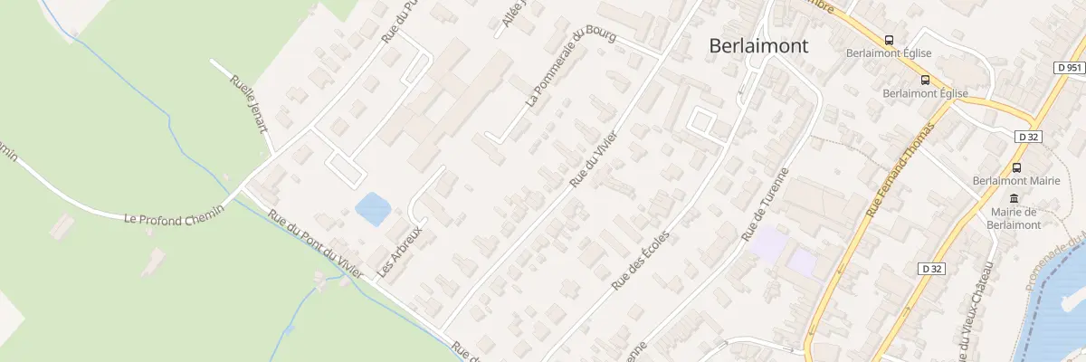 Plan du 22 Rue du Vivier à Berlaimont