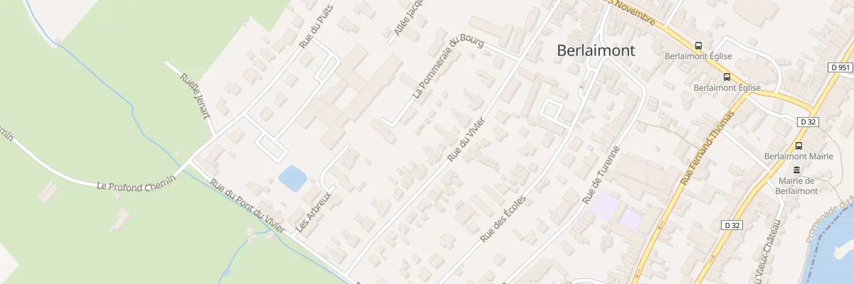 Plan du 20 Rue du Vivier à Berlaimont