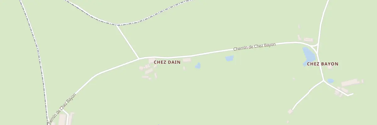 Plan du 554 Chem de Chez Bayon à Sail-les-Bains
