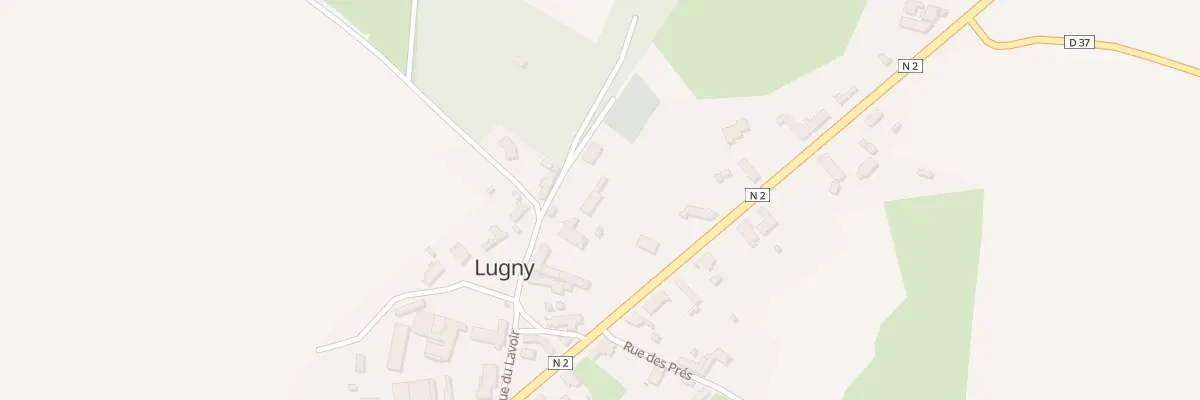 Plan du 8 Rue du Lavoir à Lugny