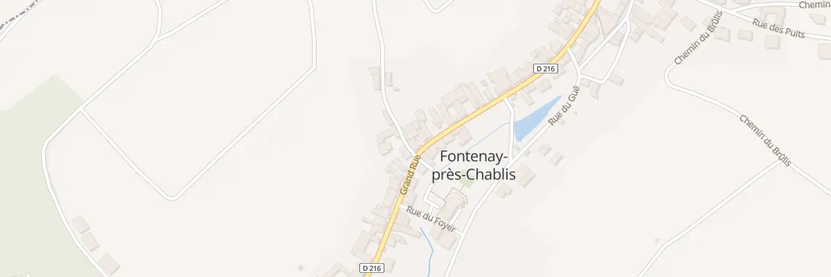 Plan du 33 Gr Grand Rue à Fontenay-près-Chablis