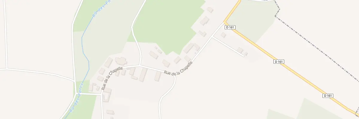 Plan du 21 Rue de la Chapelle à Beugnon