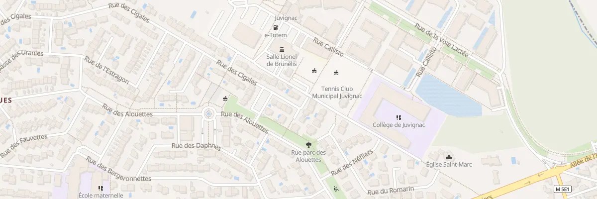 Plan du 5 Imp du Thym à Juvignac