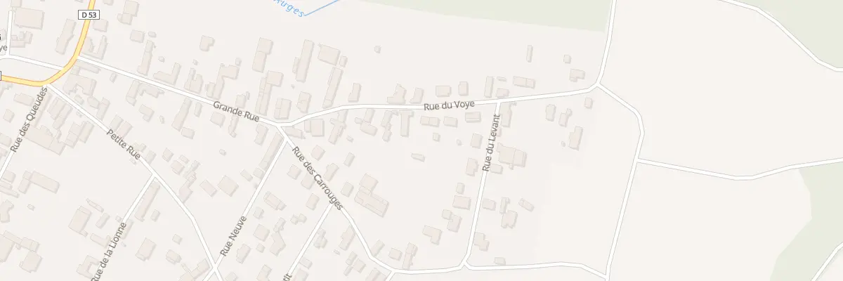 Plan du 12 Rue du Voye à Gaye