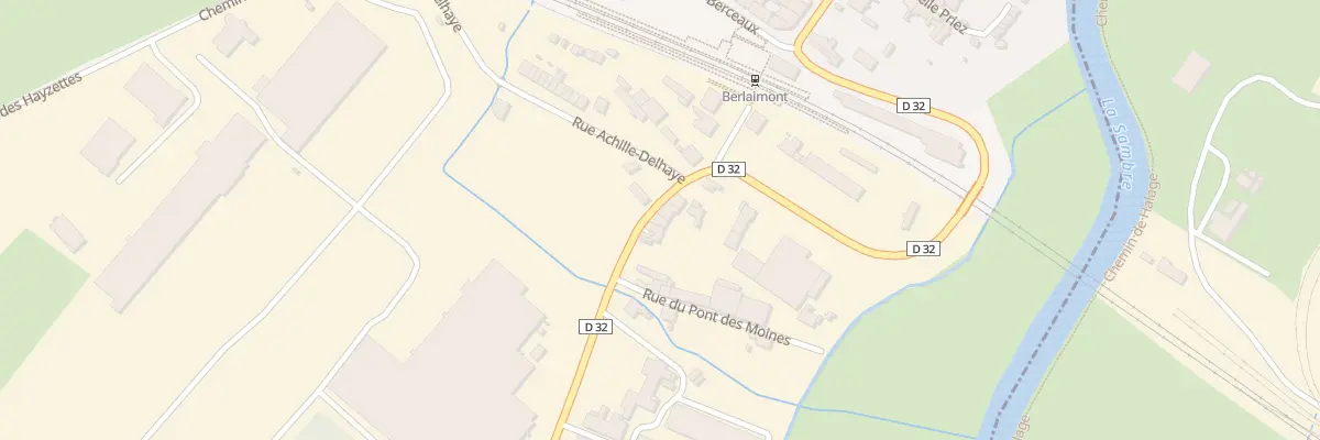 Plan du 15 Rue du Pont des Moines à Berlaimont