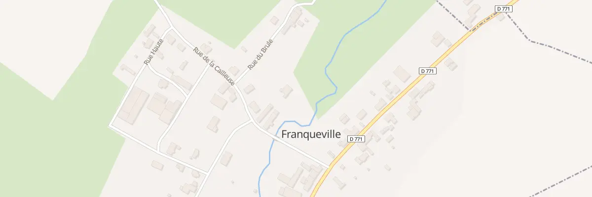 Plan du 2 Rue de la Cailleuse à Franqueville