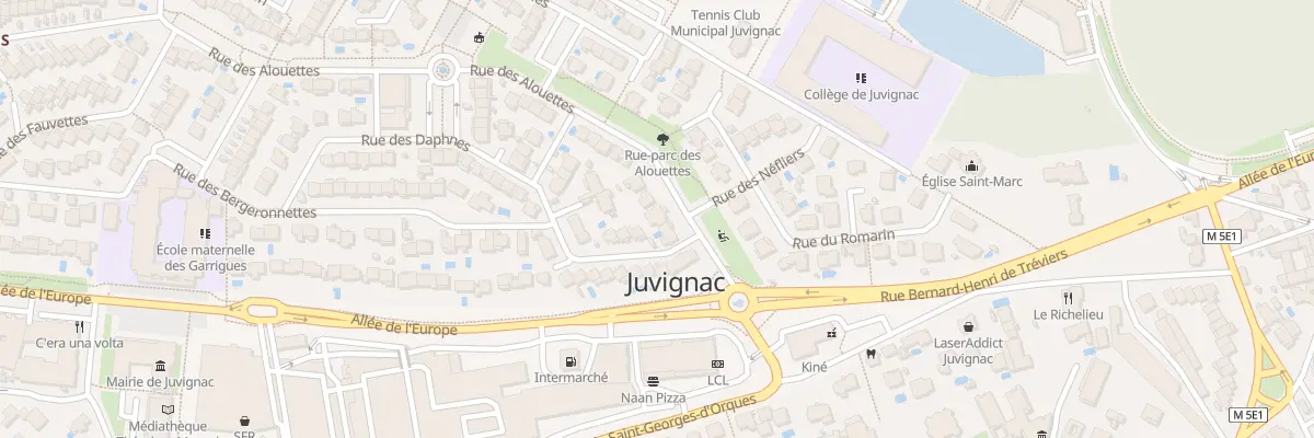Plan du 3 Rue des Alouettes à Juvignac