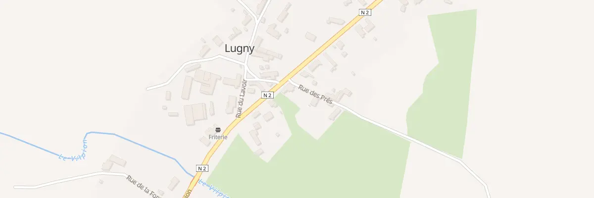 Plan du 28 Rue du Vilpion à Lugny