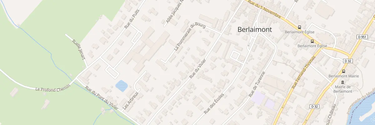 Plan du 16 Rue du Vivier à Berlaimont