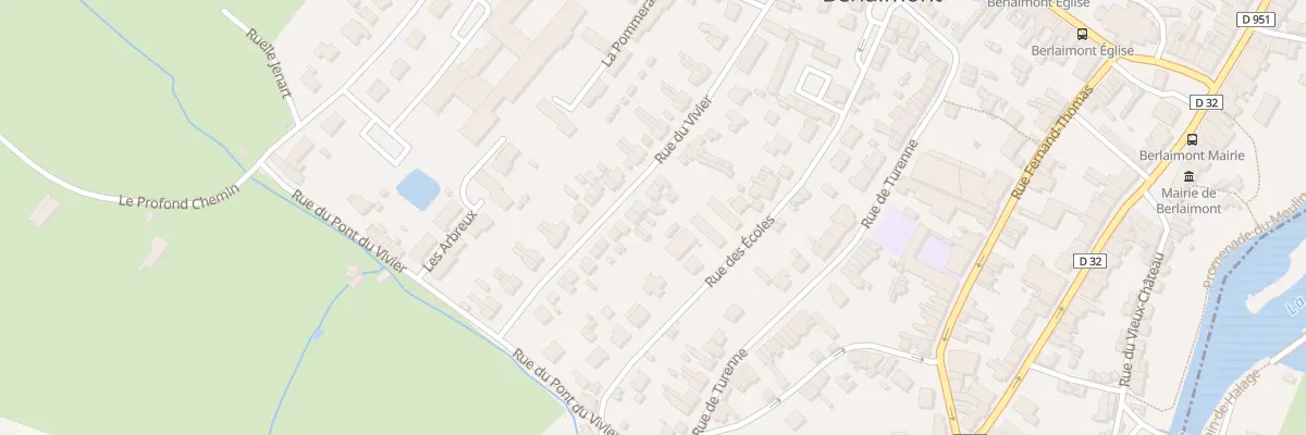 Plan du 17 Rue du Vivier à Berlaimont
